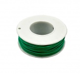 Провод 30AWG силикон зеленый бобина 20 м