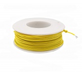 Провод 30AWG силикон желтый бобина 20 м